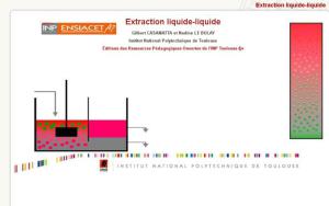 module "Extraction liquide-liquide" - Gilbert CASAMATTA et Nadine LE BOLAY